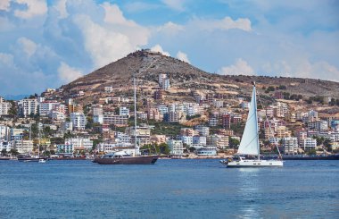Saranda sahilinin görünümü, Arnavutluk