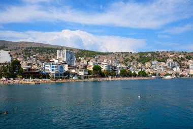 Saranda sahilinin görünümü, Arnavutluk