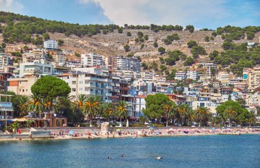 Saranda sahilinin görünümü, Arnavutluk