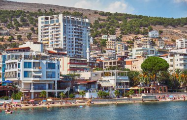 Saranda sahilinin görünümü, Arnavutluk