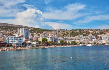 Saranda sahilinin görünümü, Arnavutluk