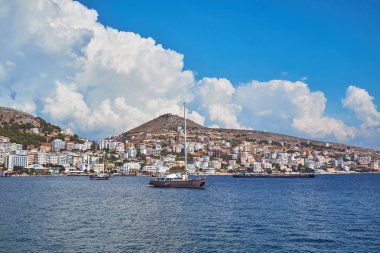 Saranda sahilinin görünümü, Arnavutluk