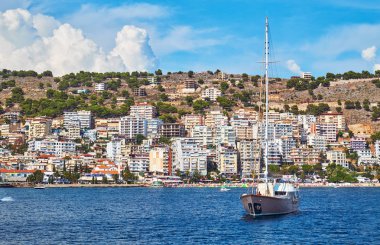 Saranda sahilinin görünümü, Arnavutluk