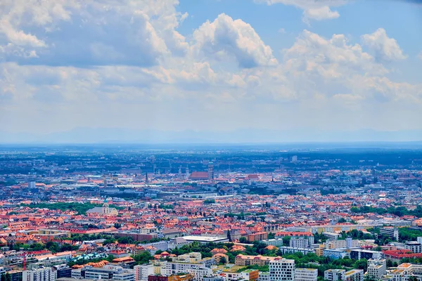 Utsikt från ovan München — Stockfoto