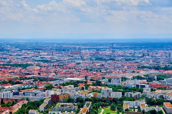 Münih'in üstünden görüntüle — Stok fotoğraf