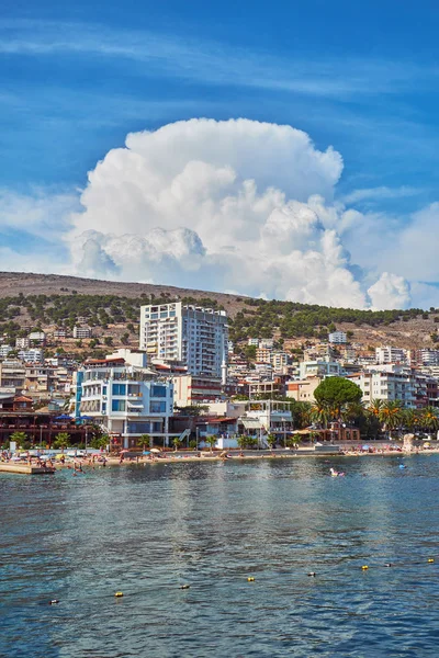 Θέα στην ακτή των Αγίων Σαράντα, Αλβανία — Φωτογραφία Αρχείου