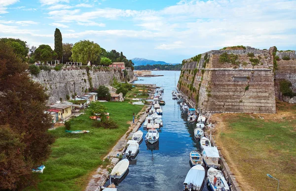 La vecchia fortezza di Corfù — Foto Stock