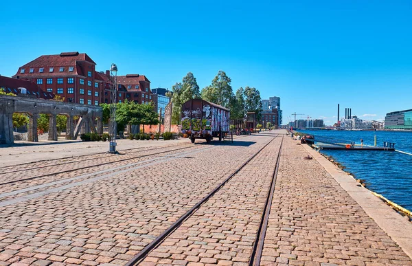 Ilhas Brygge ou Islandia 's Quay é uma área portuária no centro — Fotografia de Stock