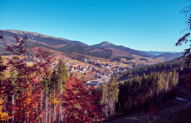 Sonbaharda Karpat Dağları