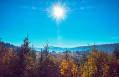 Sonbaharda Karpat Dağları