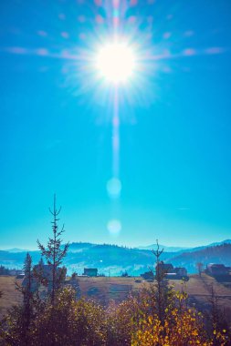 Sonbaharda Karpat Dağları