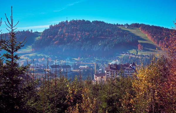 The Carpathian Mountains in autumn — Stock Photo, Image