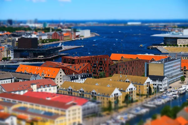 Vista de Copenhague desde arriba — Foto de Stock