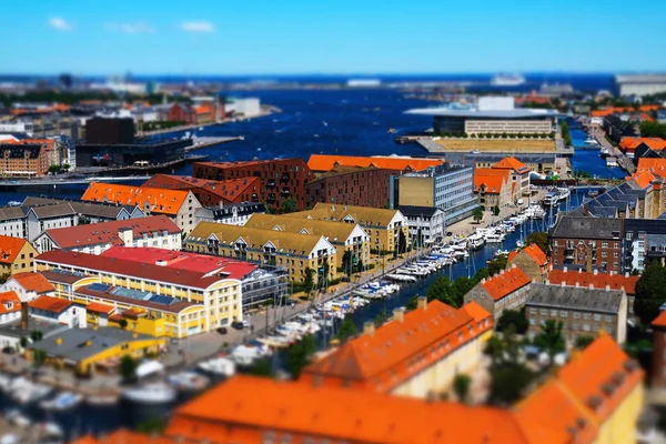 Vista de Copenhague desde arriba — Foto de Stock