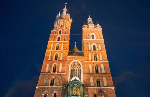 St. Mary's Basilica. Krakow, Poland. — Stock Photo, Image