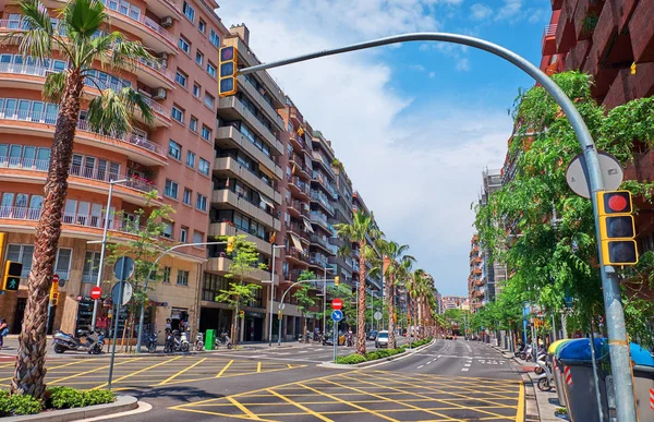 Stadtinfrastruktur. Barcelona, Spanien — Stockfoto
