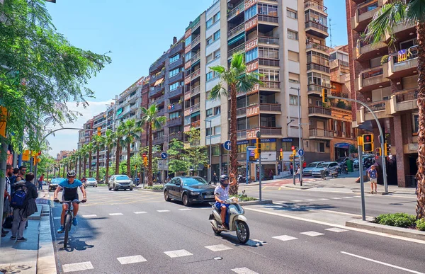 Stadtinfrastruktur. Barcelona, Spanien — Stockfoto