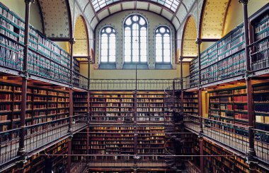 Amsterdam Rijksmuseum eski kütüphane