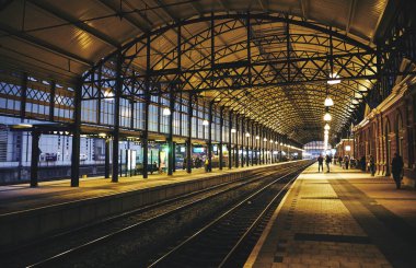 Lahey'deki Den Haag Hs tren istasyonu