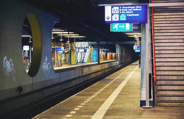 Stazione Rotterdam Blaak vicino — Foto Stock