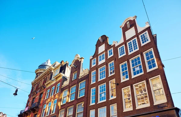 Typical buildings in Amsterdam. Netherlands — Stock Photo, Image