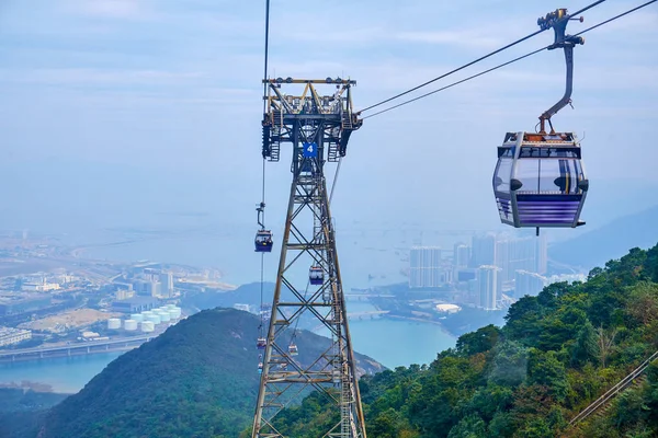 Cable car in Hong Kong — Stock Photo, Image