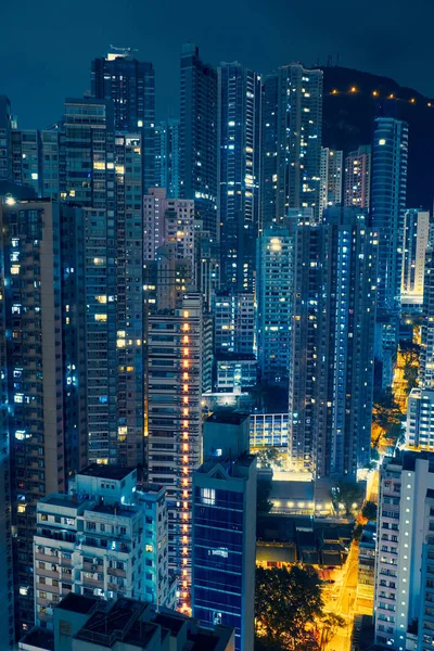 Edificios residenciales en el centro. Hong Kong —  Fotos de Stock