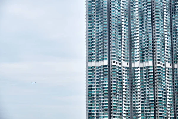Житлові будинки в місті. Гонконг — стокове фото