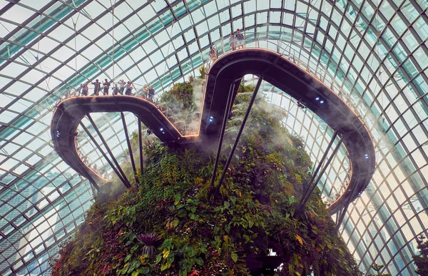 가든 바이 더 베이의 온실 단지. 싱가포르 — 스톡 사진