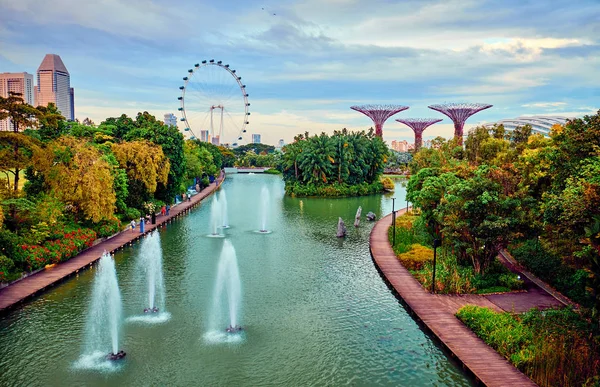 Gardens by the Bay in Singapore — Stock Photo, Image