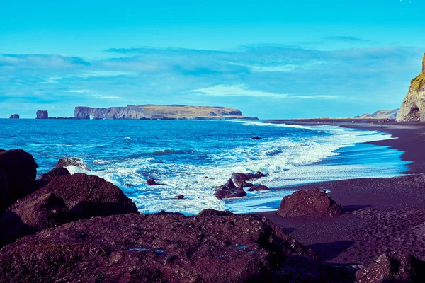 Ακτή του Ατλαντικού Ωκεανού στην Ισλανδία — Φωτογραφία Αρχείου