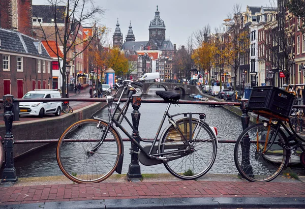 Amsterdam no fal — Fotografia de Stock