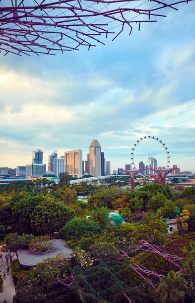 Gardens by the Bay in Singapore — Stock Photo, Image