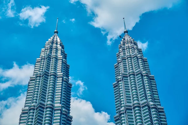 Torres Petronas en Kuala Lumpur, Malasia — Foto de Stock