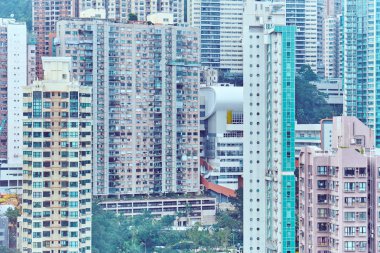 Hong Kong 'daki konut binaları