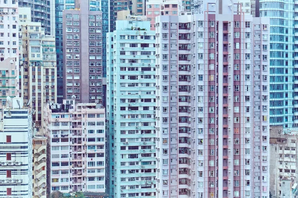 Bâtiments résidentiels à hong kong — Photo