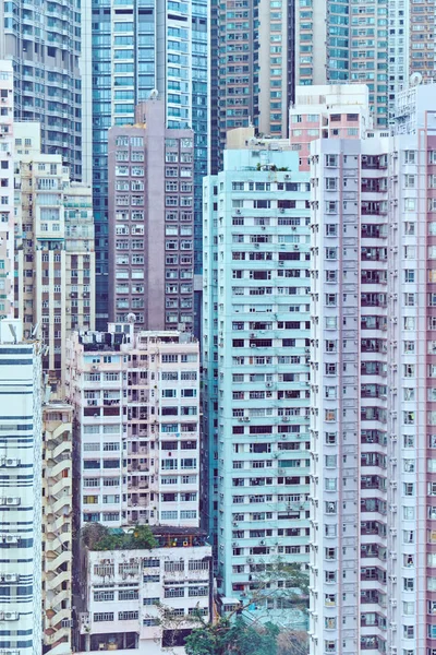 Residentiële gebouwen in hong kong — Stockfoto