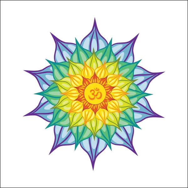 Mandala vectoriel illustré — Image vectorielle