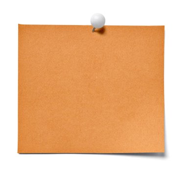 Beyaz arkaplan üzerine bir not kağıdını kapat