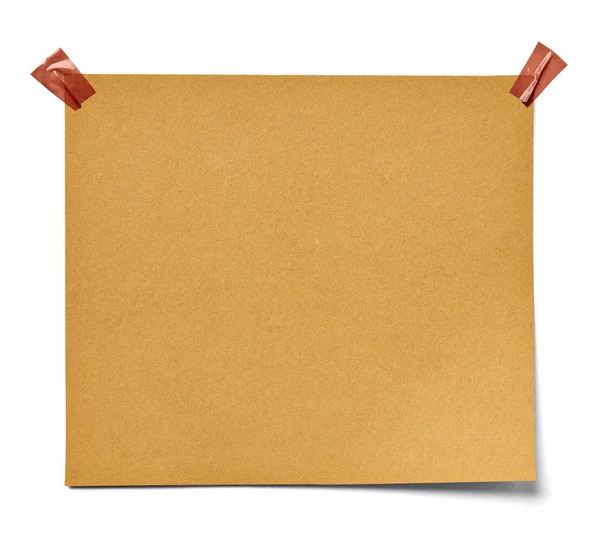 Beyaz arkaplan üzerine bir not kağıdını kapat