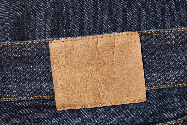 Jeans Etiket Yakın Çekim — Stok fotoğraf