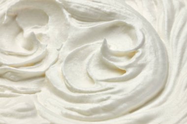 şanti beyaz veya krem beyaz arka plan üzerinde kapat