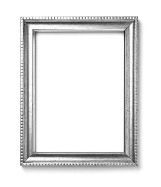 Close Vintage Wood Frame White Background — Stock Photo, Image