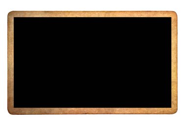 Beyaz arkaplanda eski bir fotoğrafı kapat