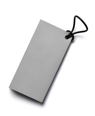 Beyaz arkaplanda bir fiyat etiketi notunu kapat