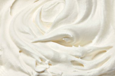 şanti beyaz veya krem beyaz arka plan üzerinde kapat