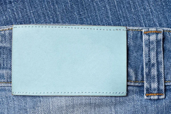 Jeans Etiket Yakın Çekim — Stok fotoğraf