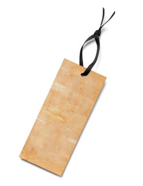 Beyaz arkaplanda bir fiyat etiketi notunu kapat