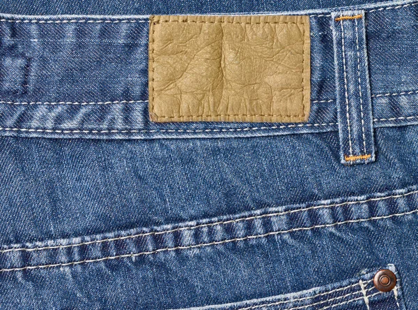 Jeans Etiket Yakın Çekim — Stok fotoğraf