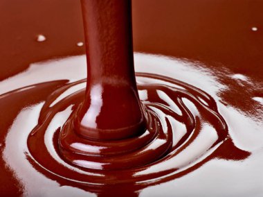 Çikolata şurubunu kapat. 